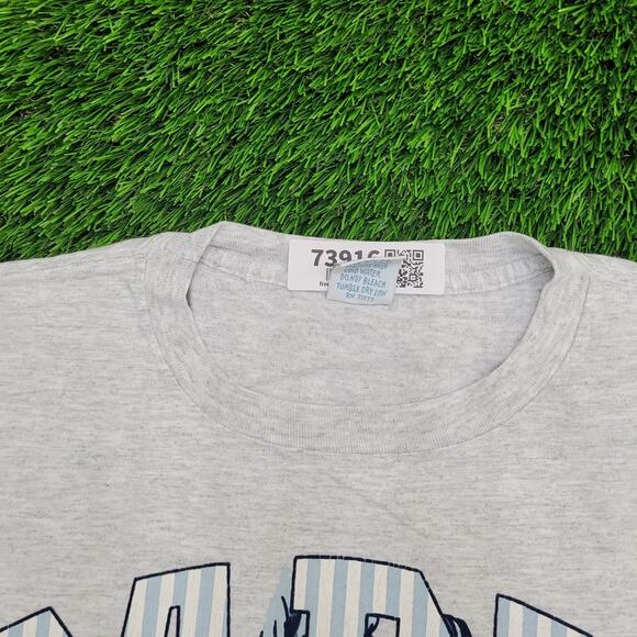 Vintage 90s Paris Crop-Top Shirt Womens 2XL 25x22 USA - Picture 10 of 12